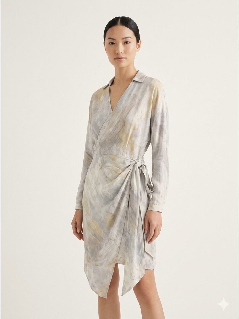 Young Fabulous And Broke Dress Tie Die‎ Mini Wrap Raine NWT Minimalist Cleangirl